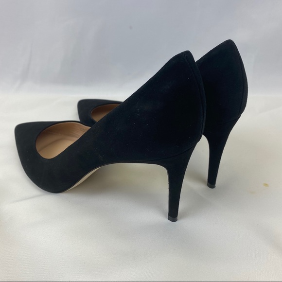 J. Crew Lucie Suede Pumps in Black Suede, New - Picture 3 of 7